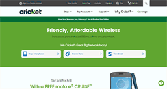 Desktop Screenshot of cricketwireless.com